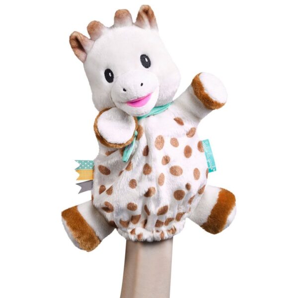 Handpuppe / Kuscheltier / Giraffe / Plüsch – Bild 2
