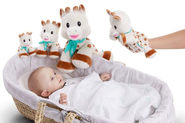 Handpuppe / Kuscheltier / Giraffe / Plüsch – Bild 3