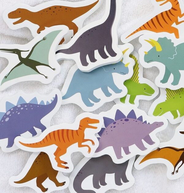 Schaumstoff Badespielzeug inkl. Aufbewahrungsnetz / Dinosaurier – Bild 4