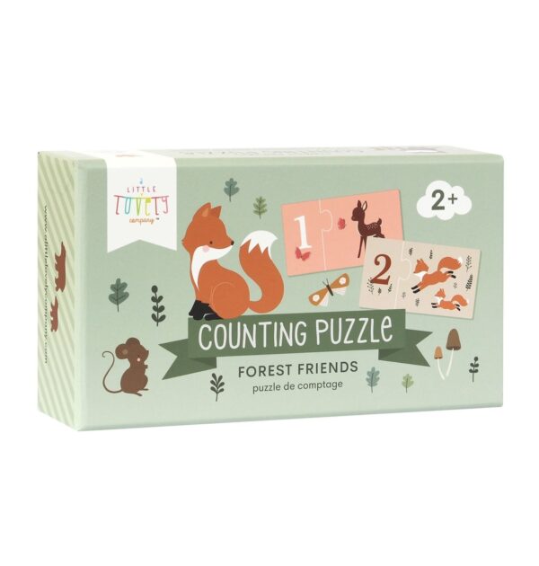 Puzzle - Lerne zählen 1-10 / Waldfreunde – Bild 2