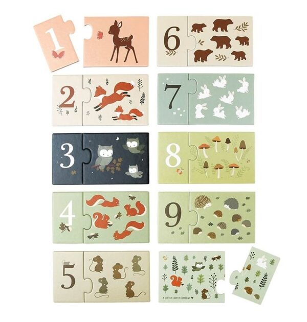 Puzzle - Lerne zählen 1-10 / Waldfreunde – Bild 3