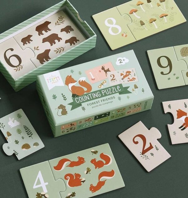 Puzzle - Lerne zählen 1-10 / Waldfreunde – Bild 4