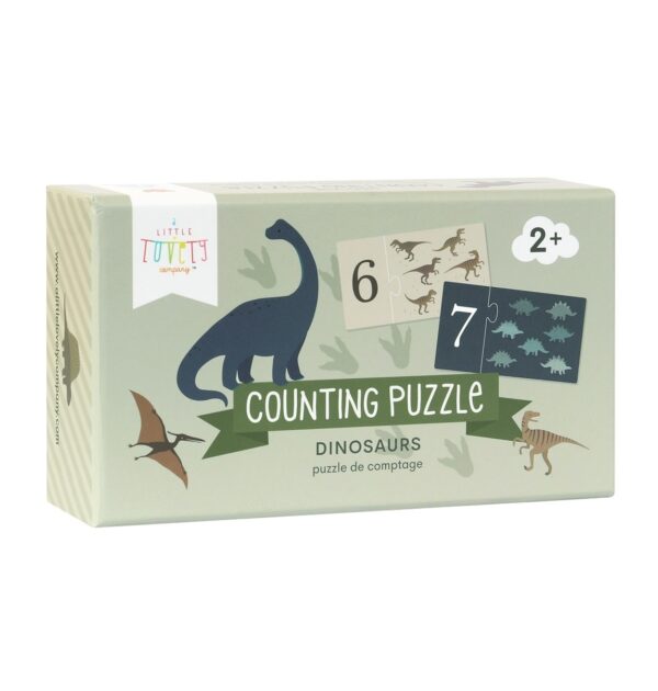 Puzzle - Lerne zählen 1-10 / Dinosaurier – Bild 2