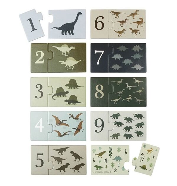 Puzzle - Lerne zählen 1-10 / Dinosaurier – Bild 3