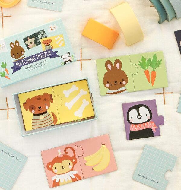 Matching Puzzle / Tiere + Lieblingssnacks – Bild 4