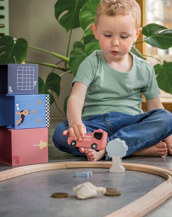 Spielbahnset Rettungsfahrzeuge – Bild 2