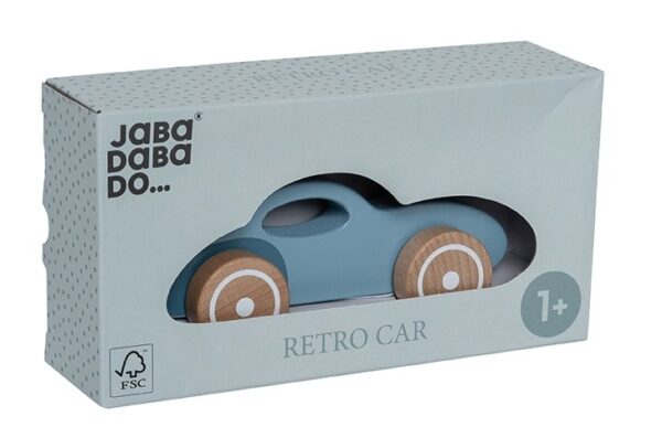 Retro-Auto / Sportwagen / Blau (FSC) – Bild 2
