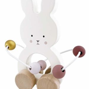 Schiebespielzeug Bunny mit Motorikschleife