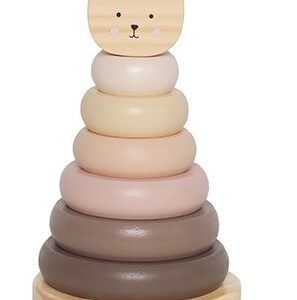 Stapelspielzeug Teddy / Natur (FSC)