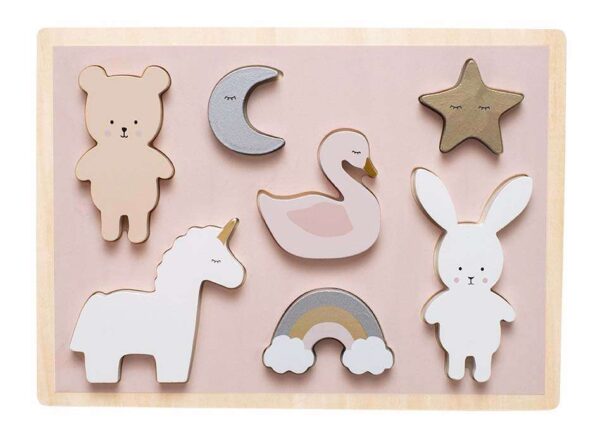 Puzzle Einhorn aus Holz – Bild 2